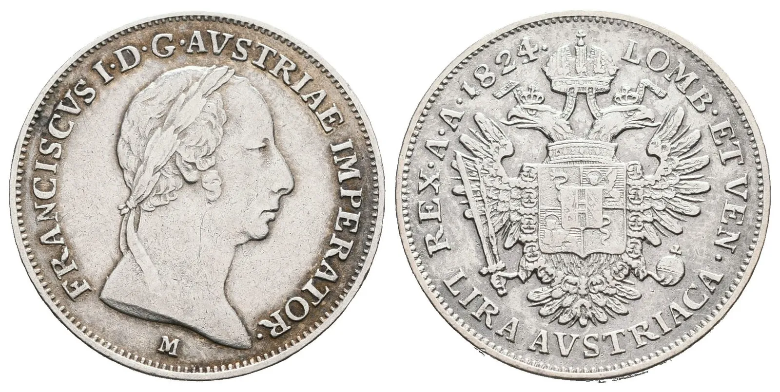 František II., Lira 1824 M