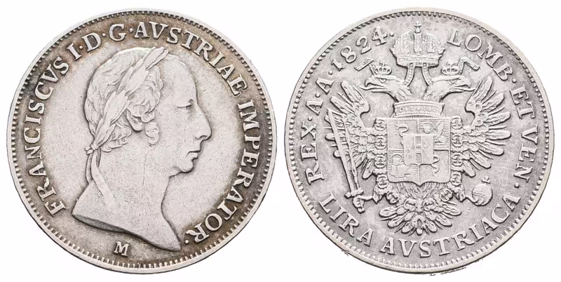 František II., Lira 1824 M