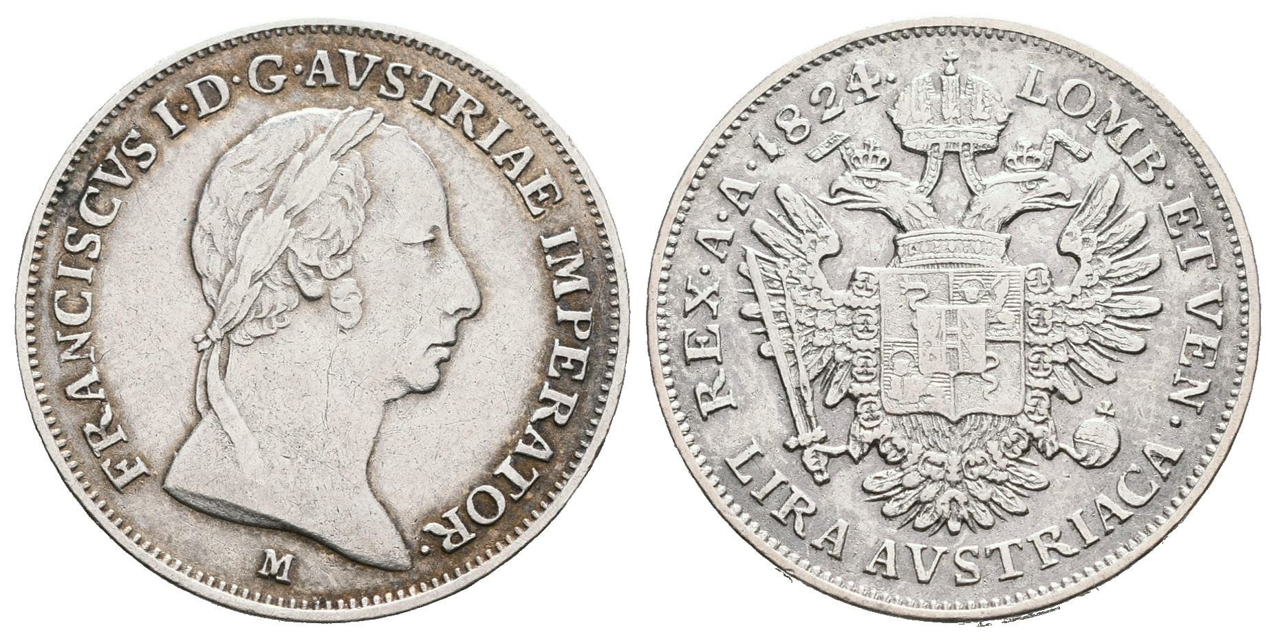 František II., Lira 1824 M