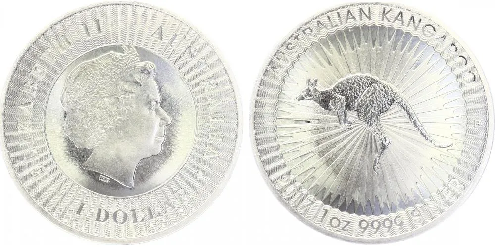 1 Dollar 2016 - Kangaroo, Ag 0,999 (31,10 g), 1 Oz, PROOF
