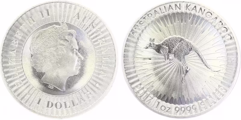 1 Dollar 2016 - Kangaroo, Ag 0,999 (31,10 g), 1 Oz, PROOF
