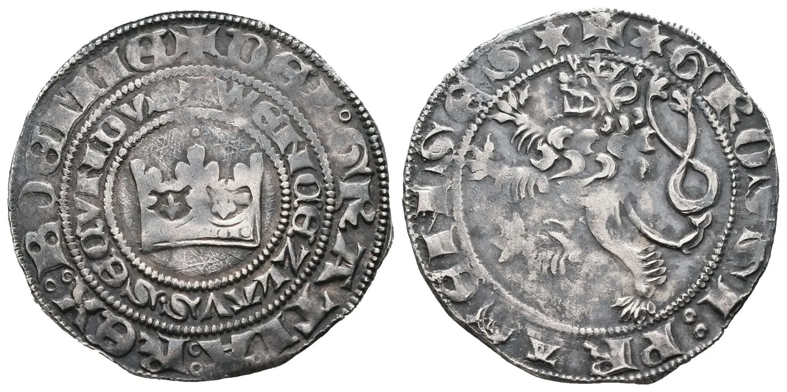 Václav II., Pražský groš, Smolík 2