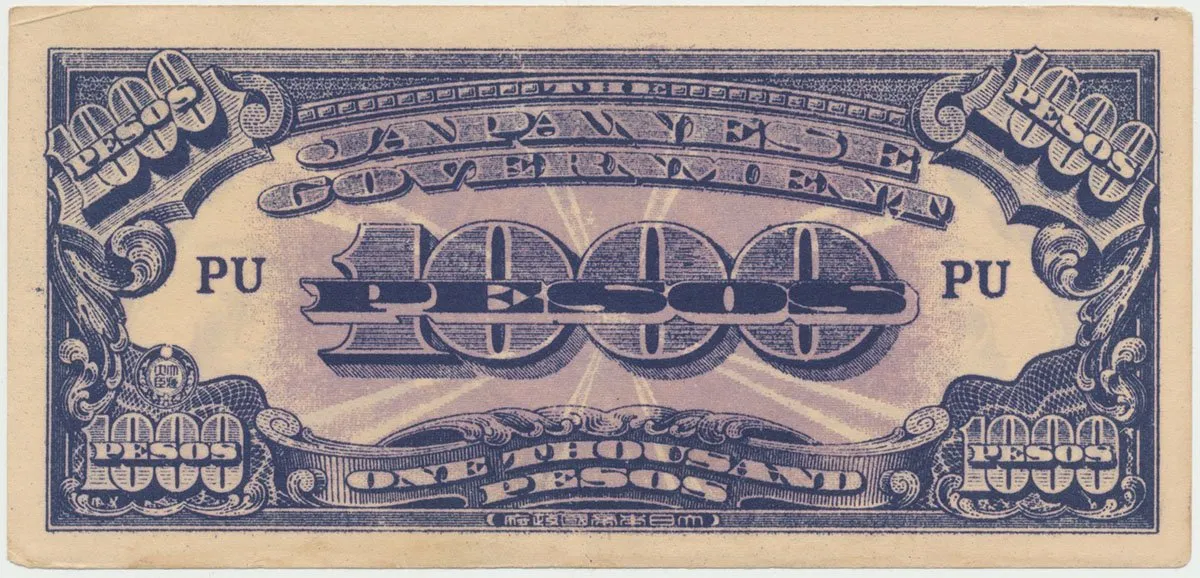 Filipíny - japonská okupace, 1000 Pesos (1945), P.115