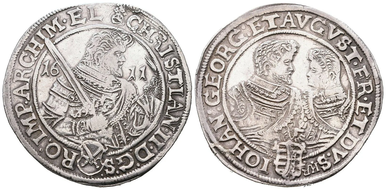 Sasko, Christian II., Johann Georg I. a August, 1591 - 1611 — 1