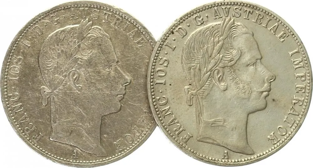 Rakouská a spolková měna, 1857 - 1892 — 1