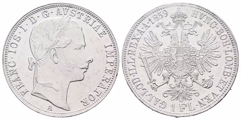 Zlatník 1859 A, varianta s tečkou za REX
