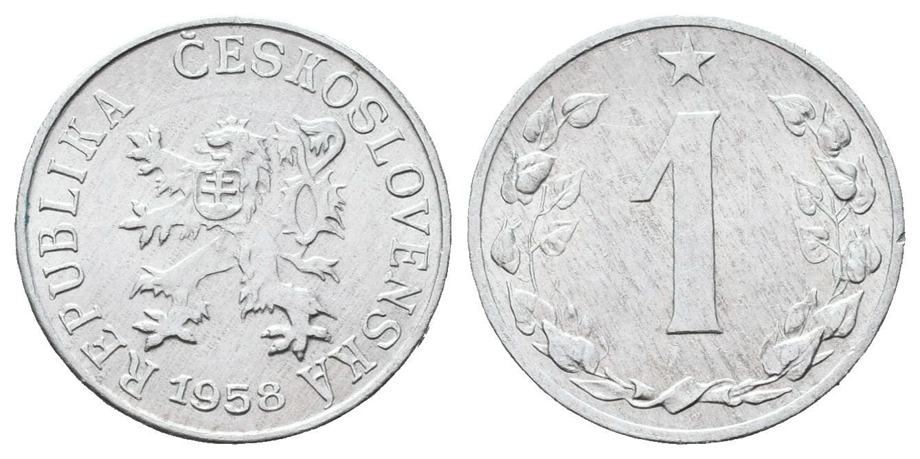 1 Haléř 1958