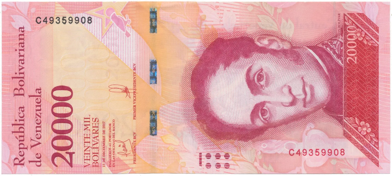 Venezuela, 20.000 Bolivares 2017, P.99b