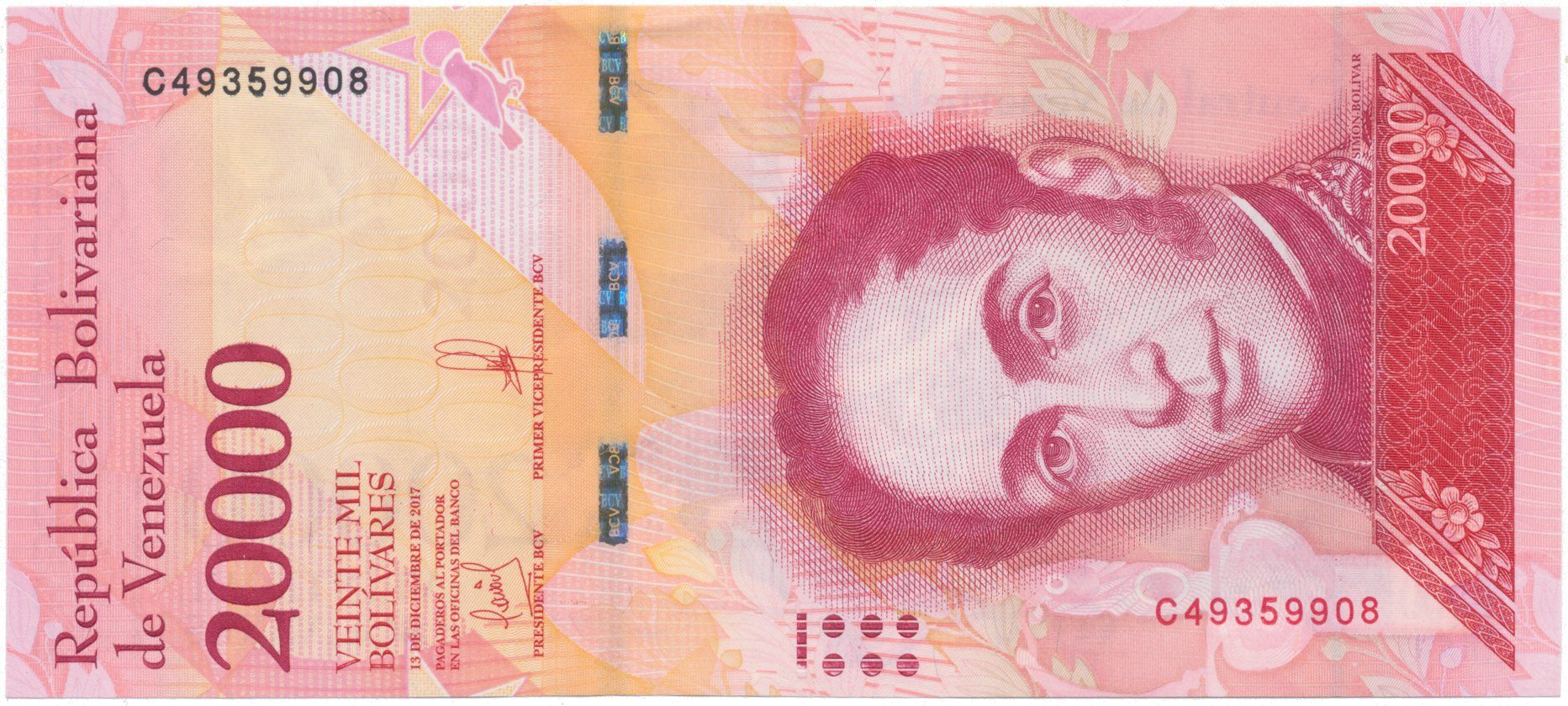 Venezuela, 20.000 Bolivares 2017, P.99b