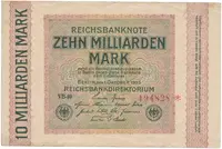 Německo, 10 Milliarden Mark 1923, Ro.114c