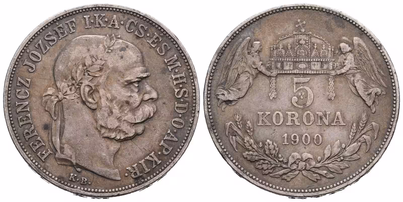5 Koruna 1900 KB