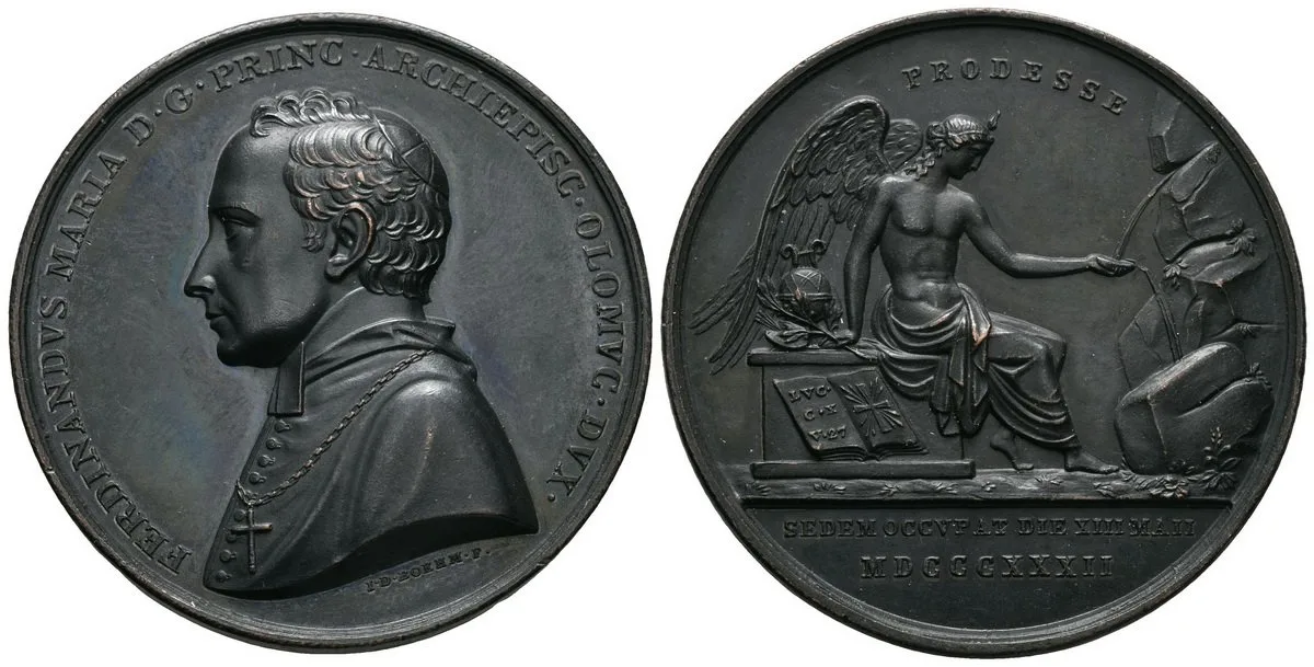 Olomouc - arcibiskupství, Ferdinand Maria Chotek, 1832 - 1836 — 1
