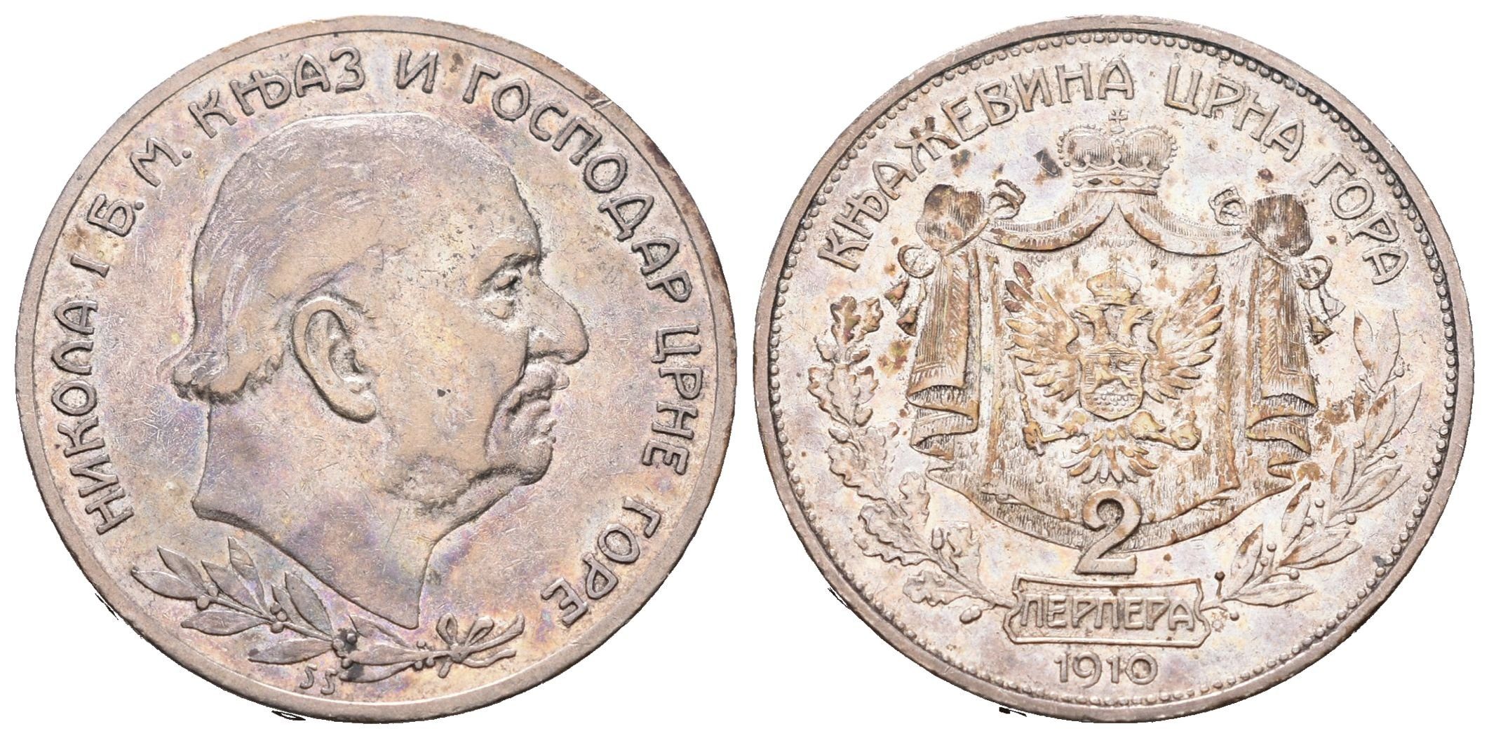 Černá Hora, 2 Perper 1910