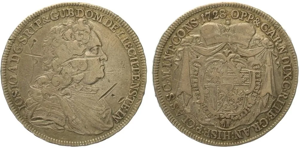 Liechtenstein, Josef Johann Adam, 1721 - 1732 — 1