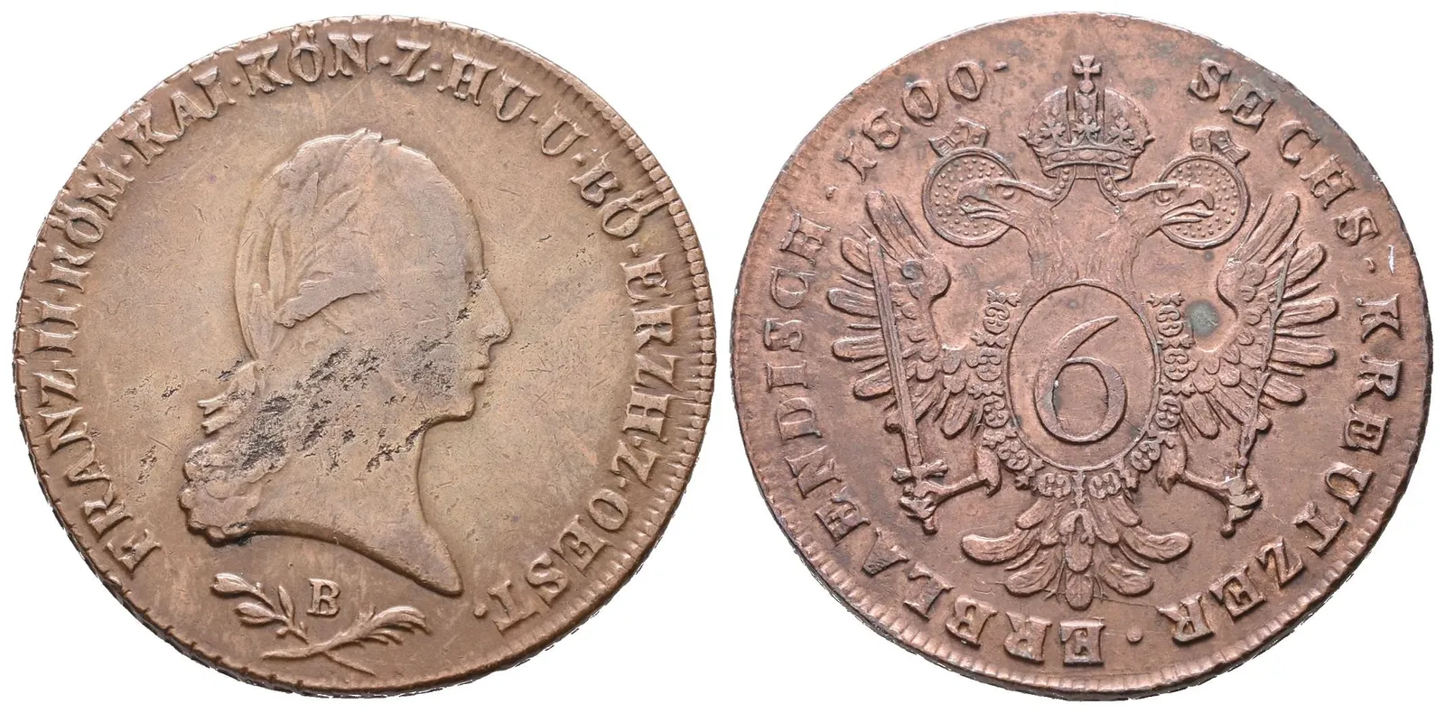 František II., 6 Krejcar 1800 B
