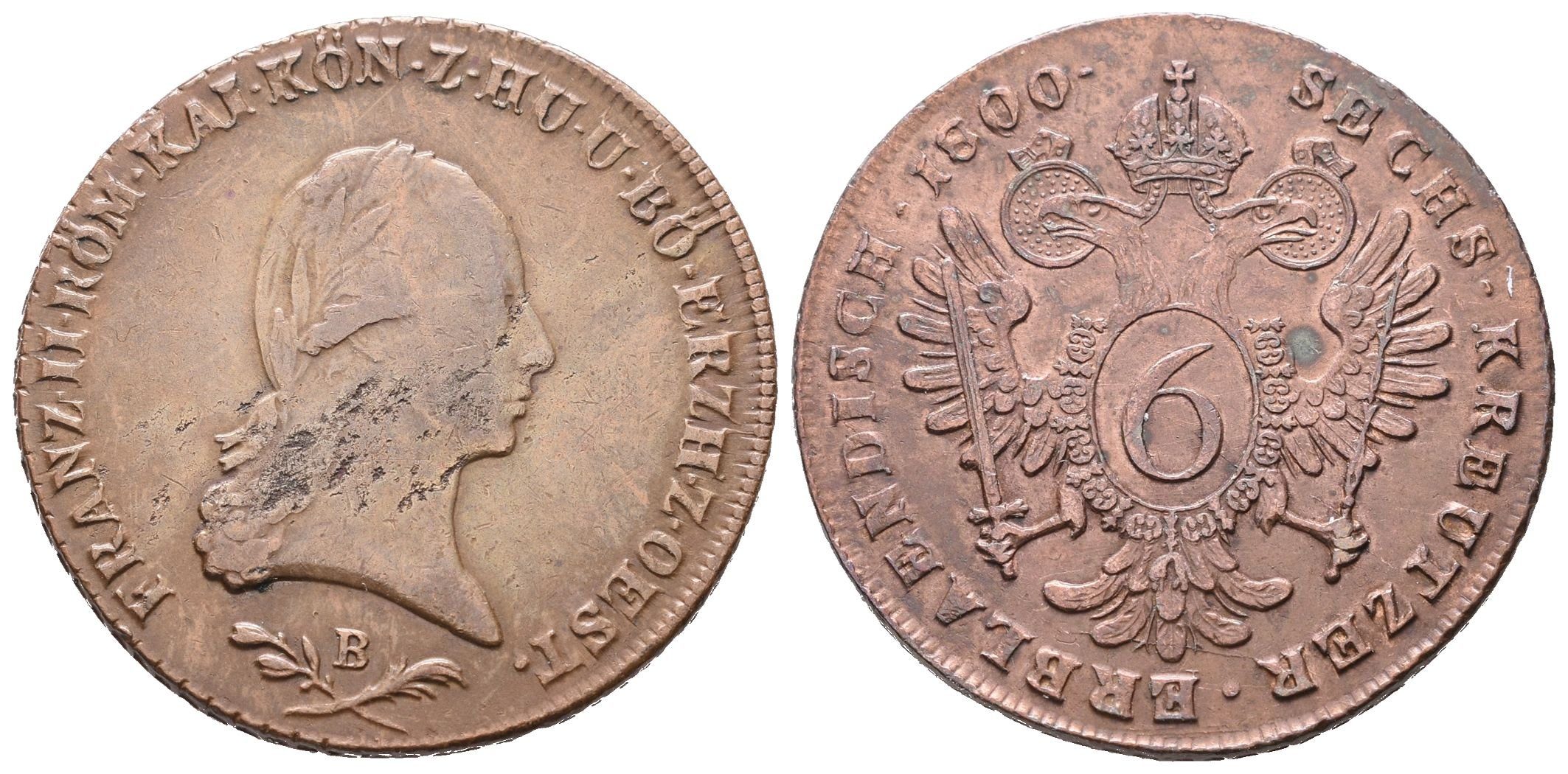 František II., 6 Krejcar 1800 B