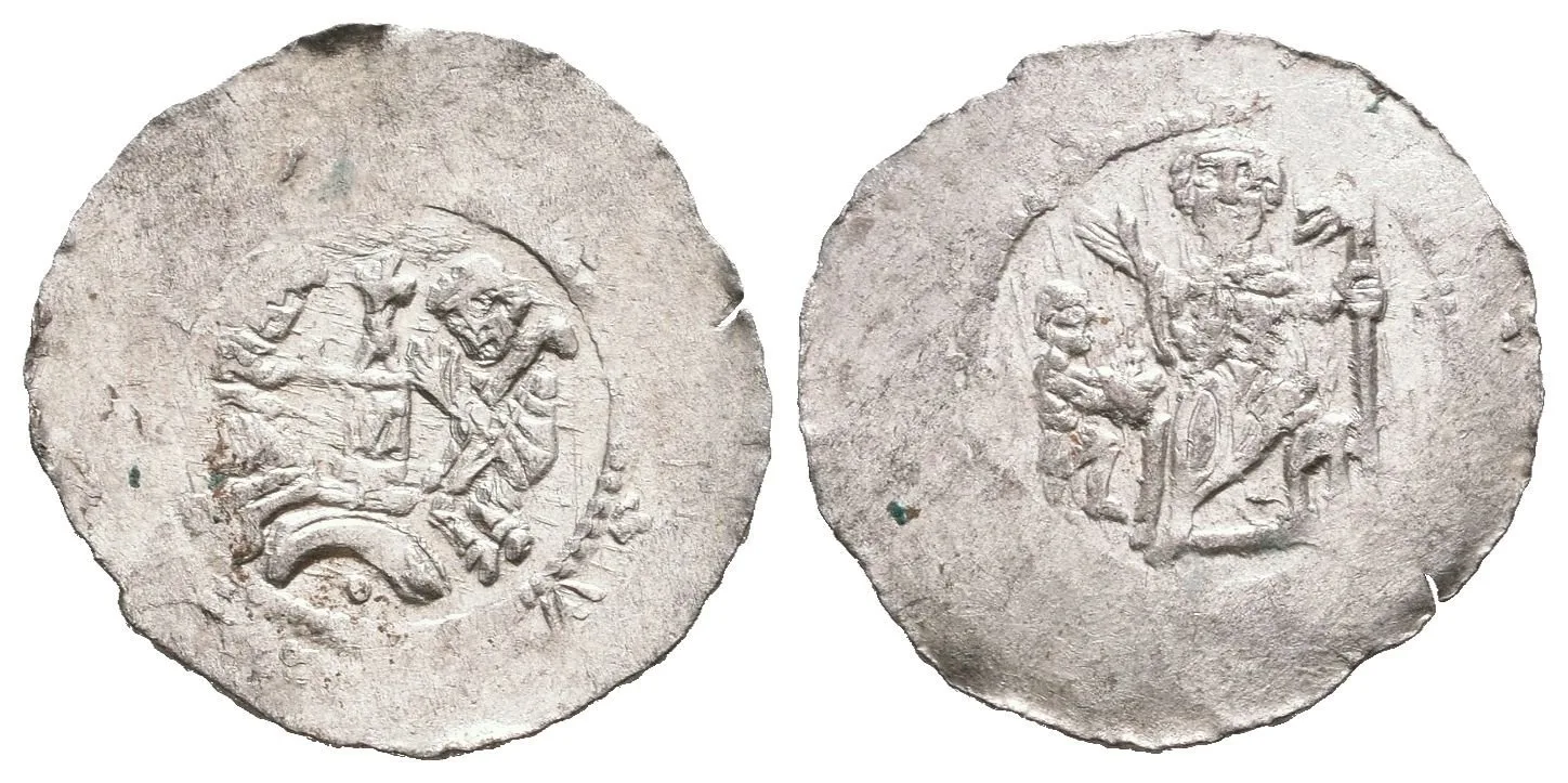 Denár, Cach 571 (0,83 g), nedor. opisy, nep. napr., rysky — 1