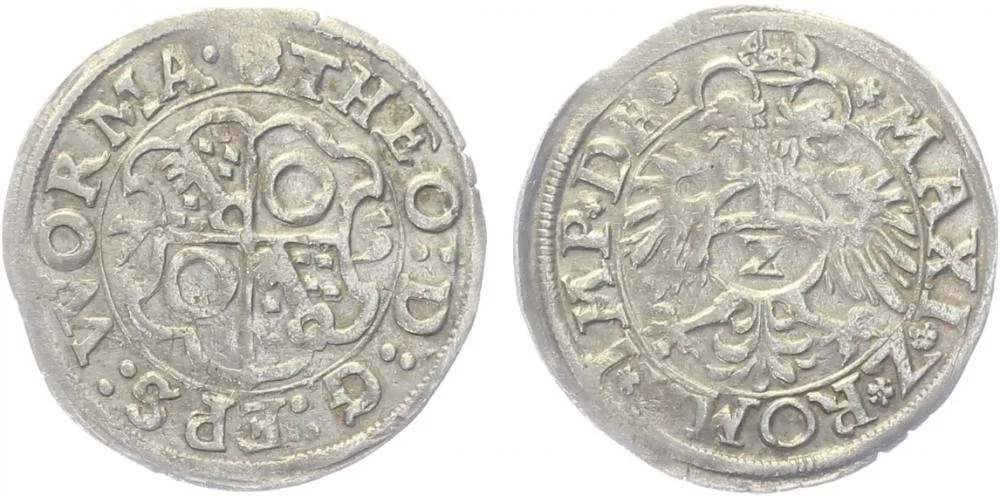 Worms - biskupství, Theodor von Pettendorf, 1552 - 1580 — 1