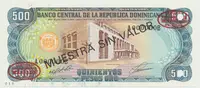 Dominikánská republika, 500 Pesos Oro 1991, P.137s1