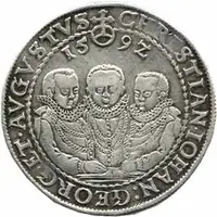 Sasko, Christian II., Johann Georg I. a August, 1591 - 1611 — 1
