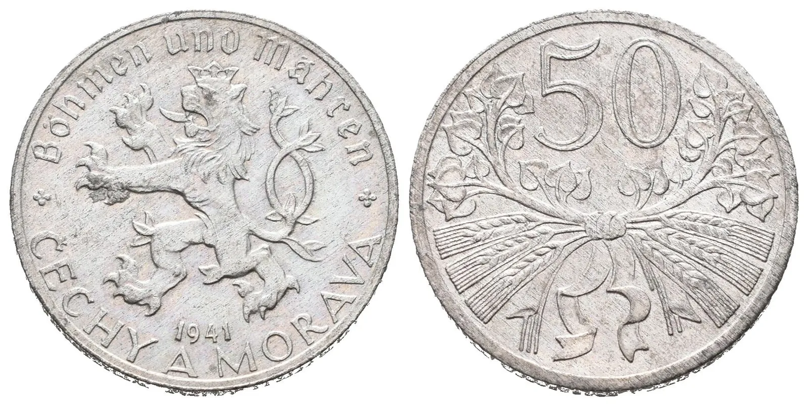 50 Haléř 1941, nádherná zachovalost