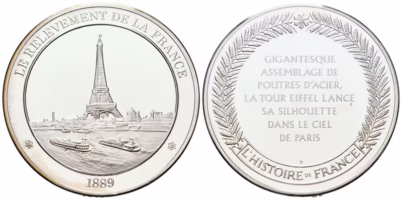 Francie - AR Medaile b.l. - Le relèvement de la France