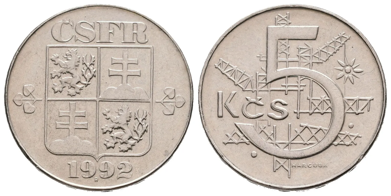 5 Koruna 1992