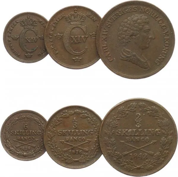 Švédsko, Carl XIV Johan, 1818 - 1844 — 1
