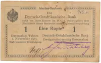 Německá Východní Afrika, 1 Rupie 1. 11. 1915, série B2, R.916r
