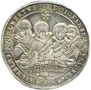 Sasko - Weimar, Johann Friedrich VII. a bratři, 1605 - 1622 — 1