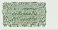 Československo, 5 Koruna 1953, tisk Praha, série HT, Hej.91b1