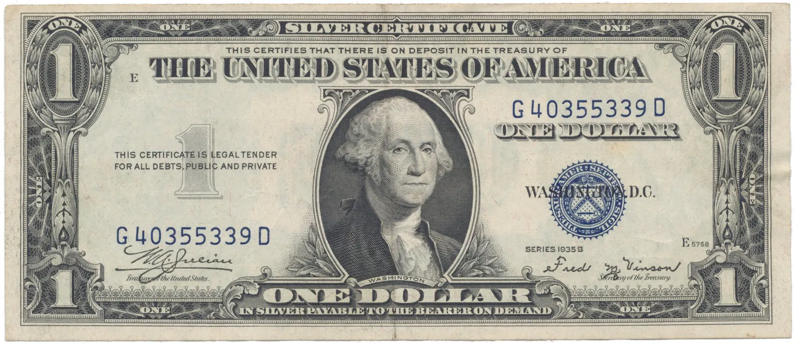 USA, 1 Dollar 1935B, Pick.416b