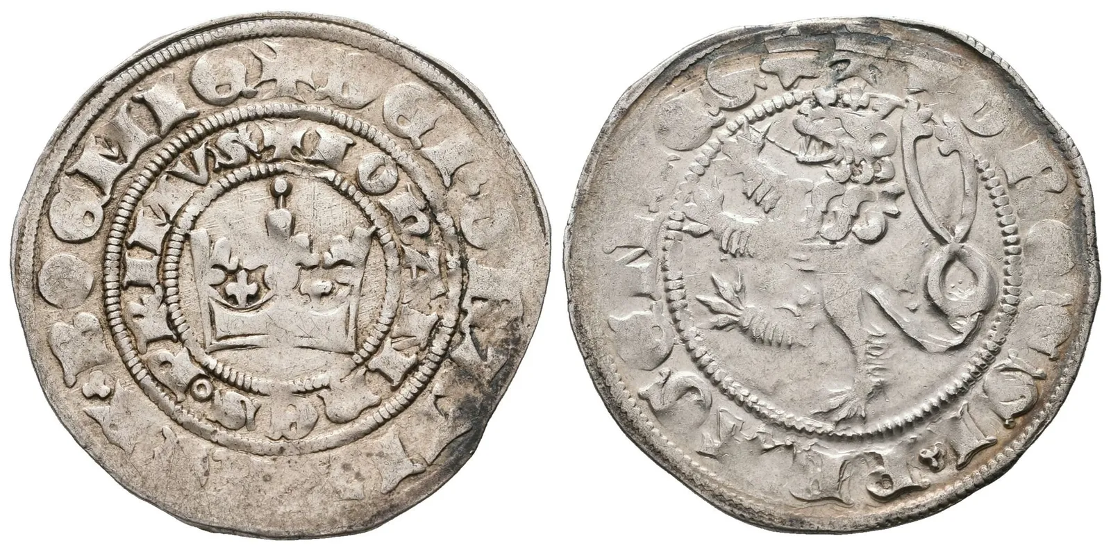 Jan Lucemburský, Pražský groš, Castelin 33