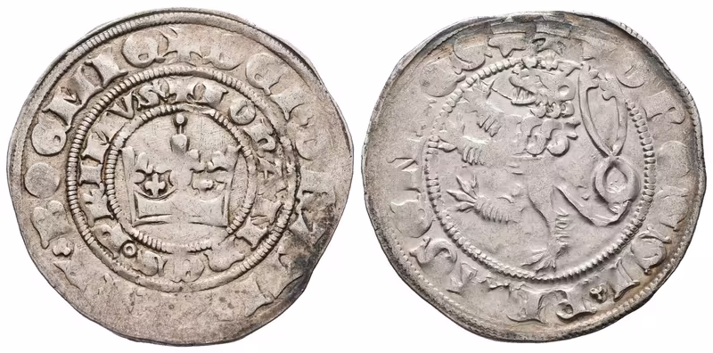 Jan Lucemburský, Pražský groš, Castelin 33