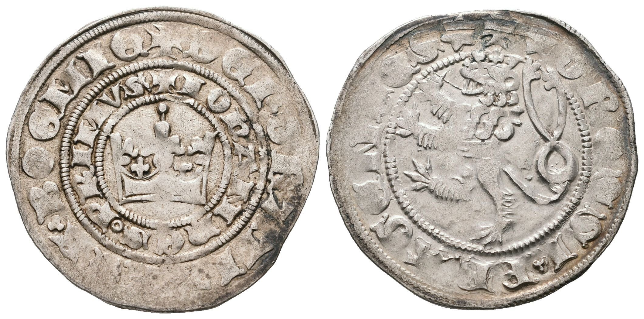 Jan Lucemburský, Pražský groš, Castelin 33