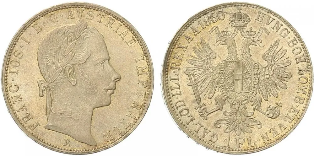 Rakouská a spolková měna, 1857 - 1892 — 1