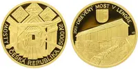 5000 Kč 2013 - Dřevěný most v Lenoře, PROOF