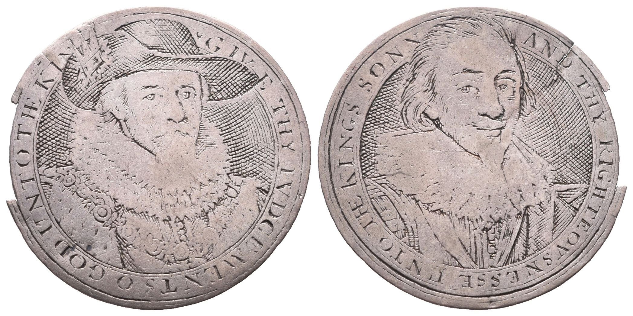 Anglie, AR Medaile b.l. - James I. a Charles