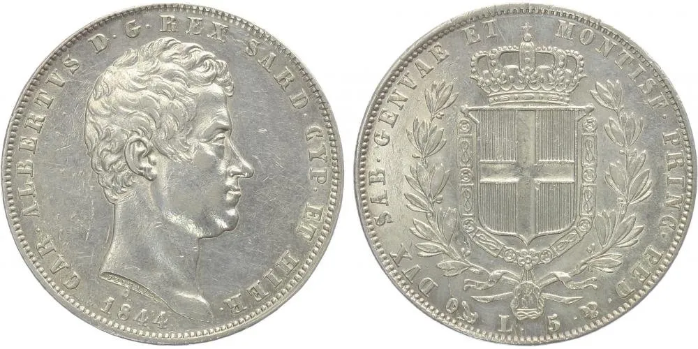 Itálie - Sardinie, Carlo Alberto, 1831 - 1849 — 1