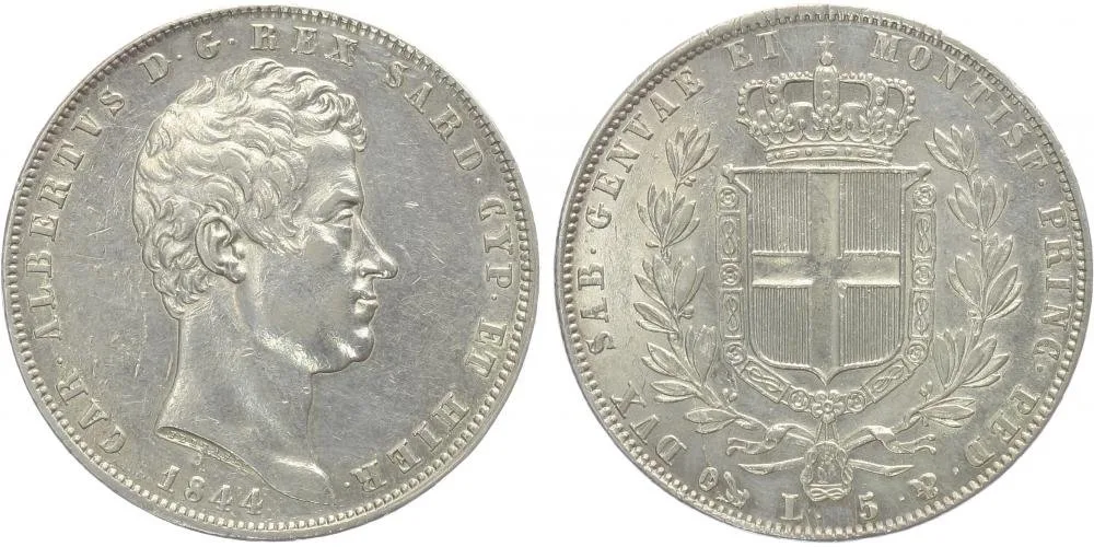 Itálie - Sardinie, Carlo Alberto, 1831 - 1849 — 1