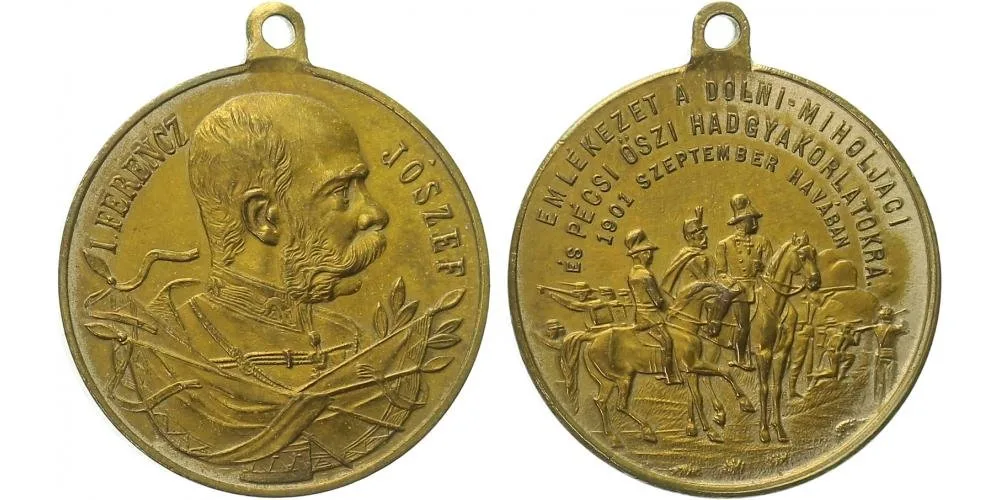 František Josef I., medaile vojenských manévrů — 1