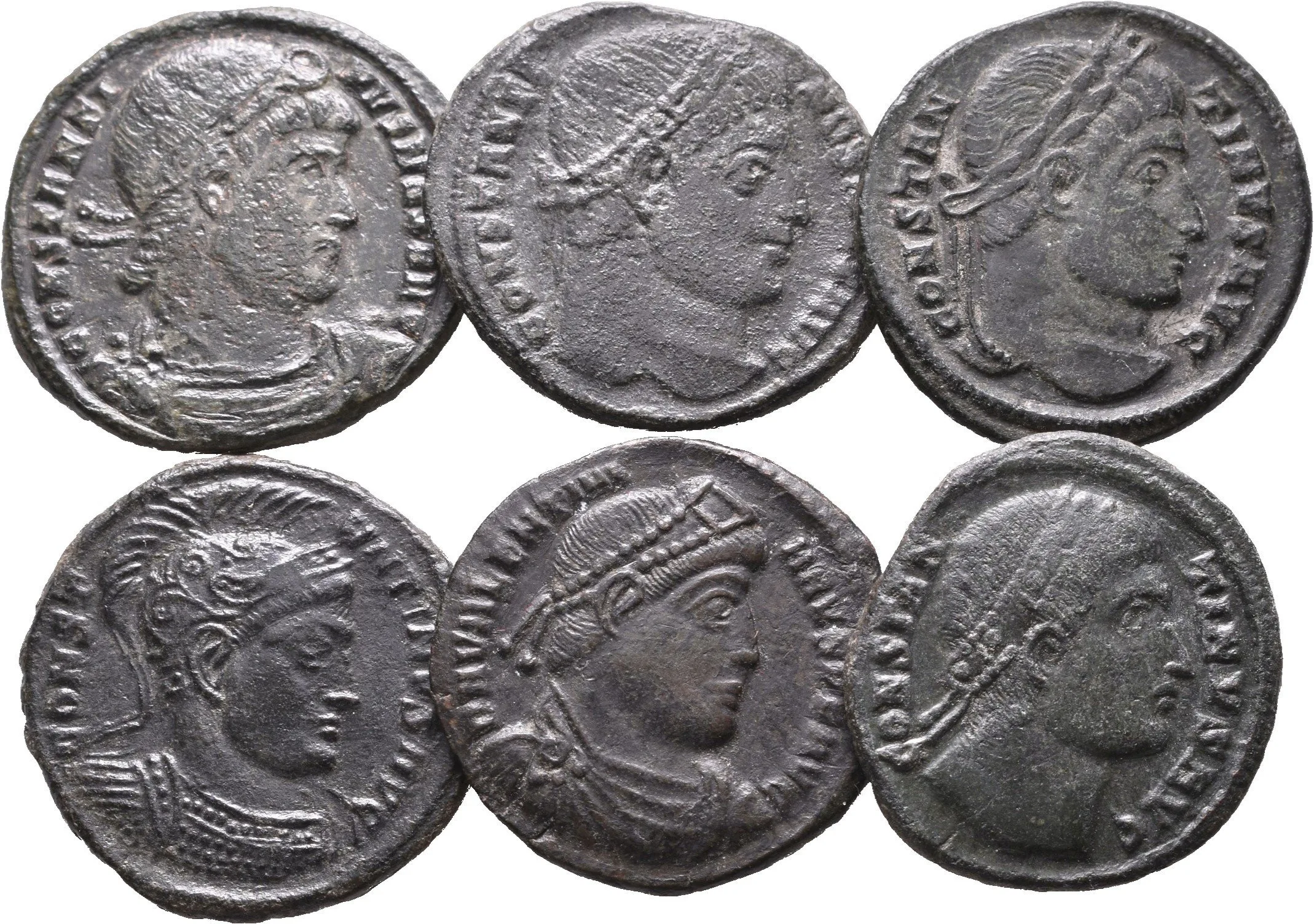Soubor mincí AE 3, Follis - Constantinus I. a II., — 1