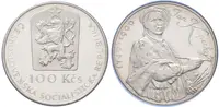 100 Kčs 1990 - Ján Kupecký, PROOF