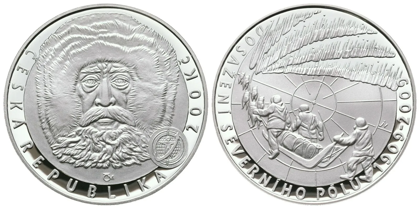 200 Kč 2009 - Dosažení severního pólu, PROOF