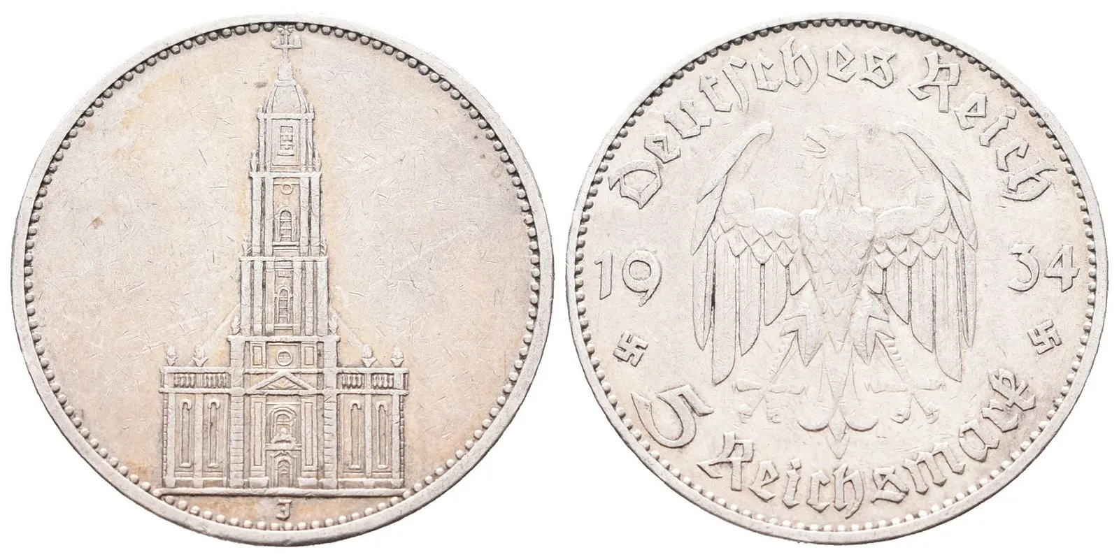 III. říše, 5 Marka 1934 J