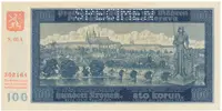100 Koruna 1940, II. vydání, série A, SPECIMEN, Hej.33a.S1