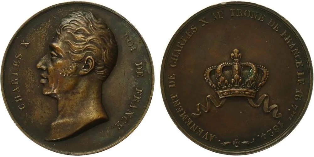 Francie, Charles X., 1824 - 1830 — 1