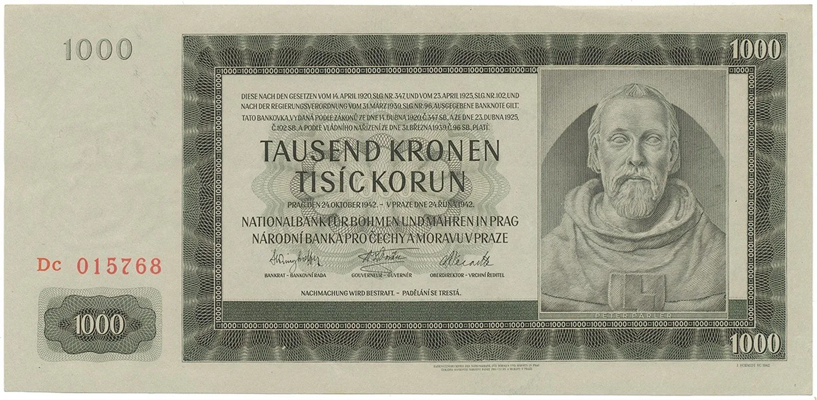 Protektorát Čechy a Morava, 1939 - 1945 — 1