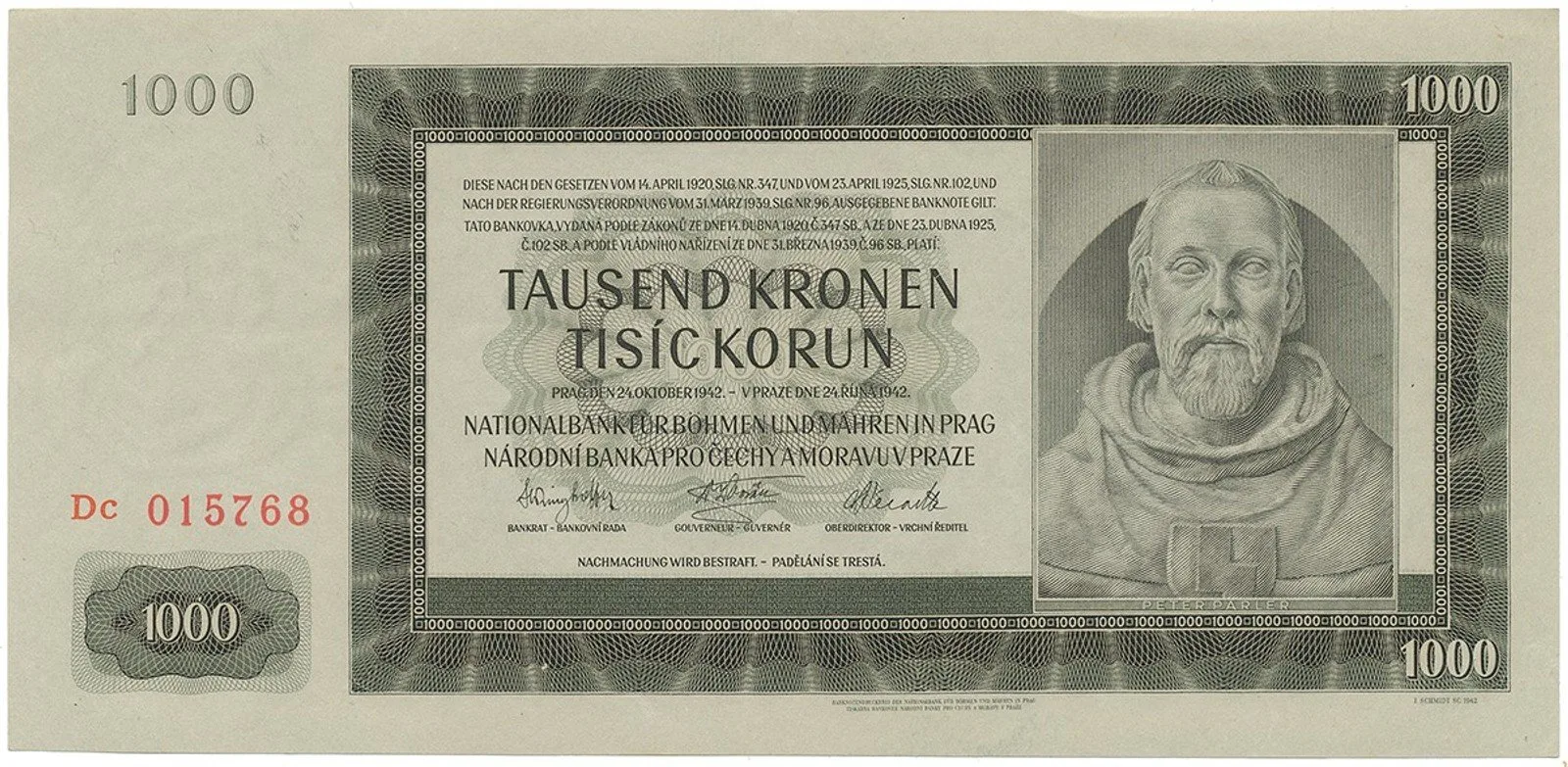 Protektorát Čechy a Morava, 1939 - 1945 — 1