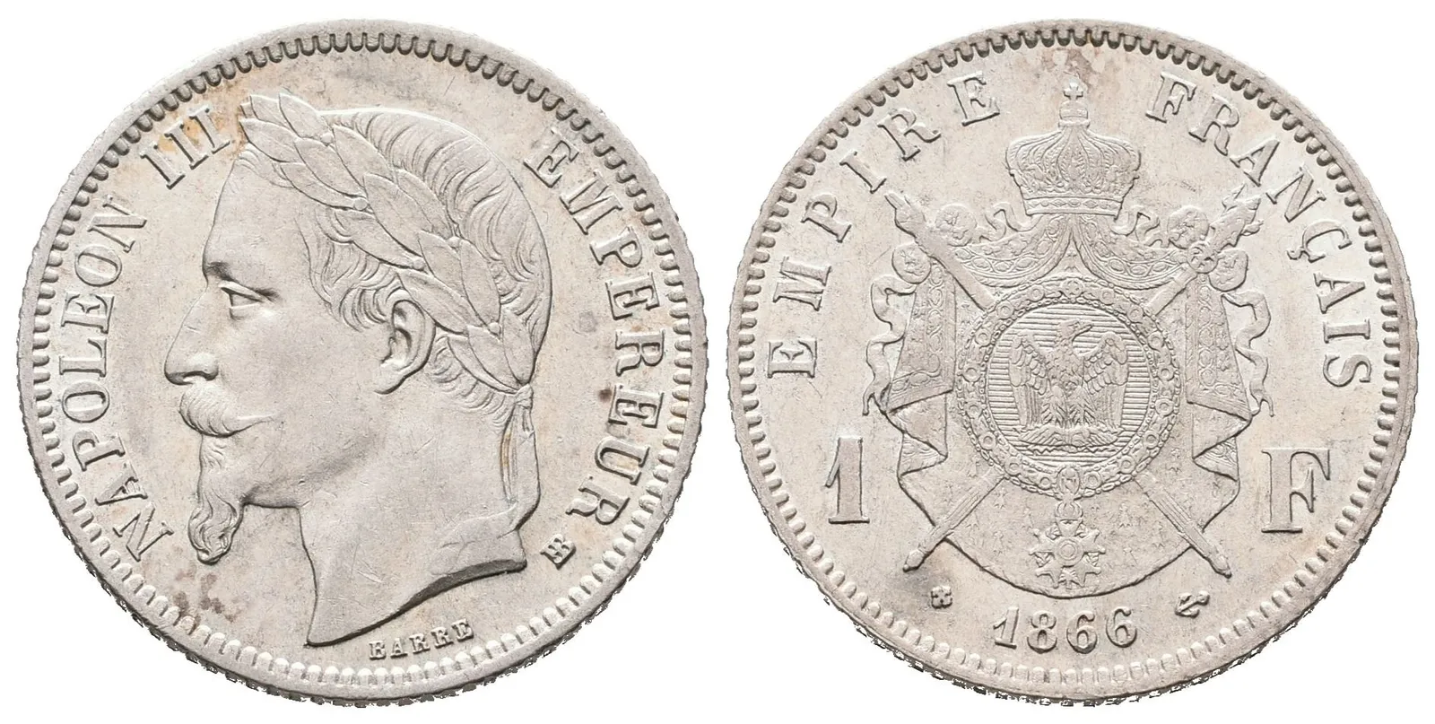 Francie, 1 Frank 1866 BB